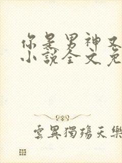 你是男神又怎样小说全文免费阅读