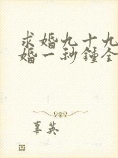 求婚九十九次离婚一秒钟全集播放