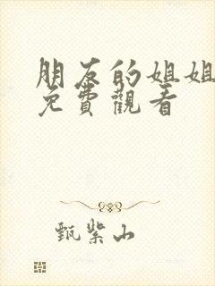 朋友的姐姐韩剧免费观看