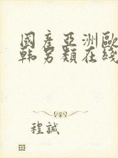 国产亚洲欧美日韩另类在线