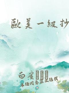 欧美一级抄逼片