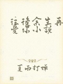 往后余生再不说爱你小说