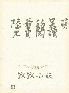 陆爷的呆萌甜妻免费阅读