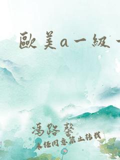 欧美a一级一片