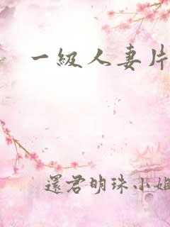 一级人妻片