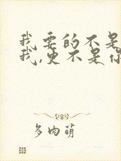 我要的不是你爱我,更不是你恨我是什么歌