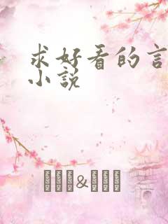 求好看的言情的小说