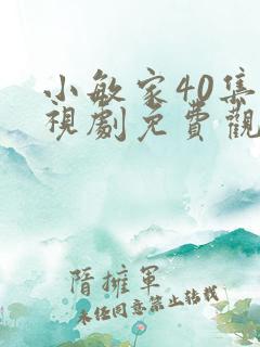 小敏家40集电视剧免费观看