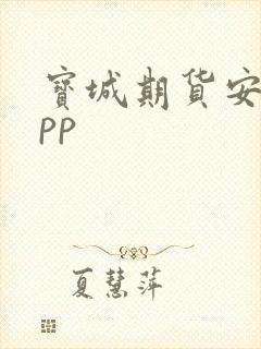 宝城期货安卓app