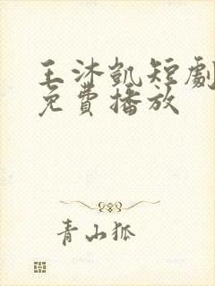 王沐凯短剧全部免费播放
