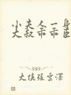 小夫人一身反骨大叔乖乖臣服免费阅读全文