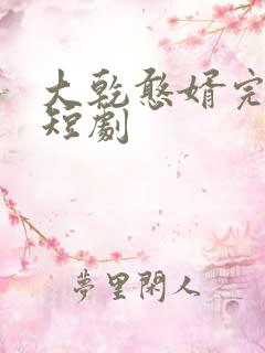 大乾憨婿完结篇短剧
