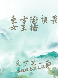 东方卫视最漂亮女主播