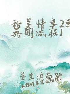 甜美情事2韩国无删减版1