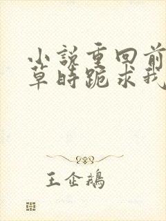 小说重回前夫校草时跪求我十年后别离免费看