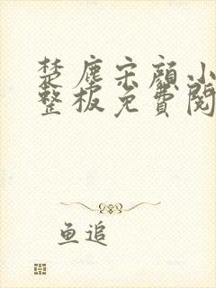 楚尘宋颜小说完整板免费阅读txt