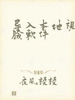 导入本地视频换脸软件