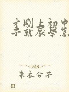 才刚上初中的孩子就厌学怎么办