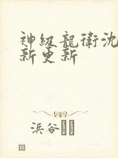 神级龙卫沈浪最新更新
