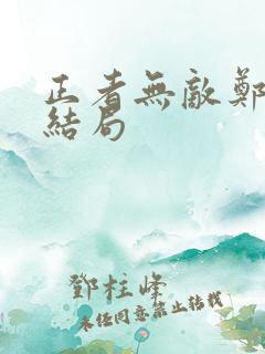 正者无敌郑冲的结局