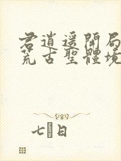 君逍遥开局签到荒古圣体境界