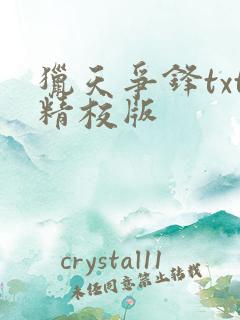 猎天争锋txt精校版