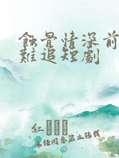 蚀骨情深前妻太难追短剧