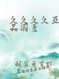 久久久久亚洲精品国产
