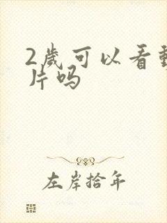 2岁可以看动画片吗