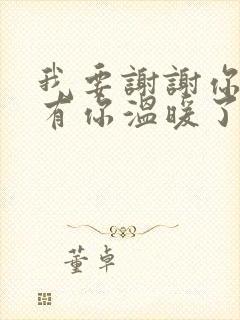 我要谢谢你因为有你温暖了四季
