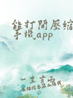 能打开压缩包的手机app
