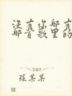 没有你哪有我是哪首歌里的歌词