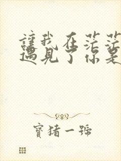 让我在茫茫人海遇见了你是什么歌