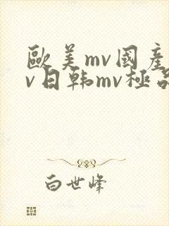 欧美mv国产mv日韩mv极品网站