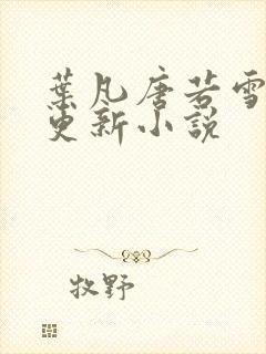 叶凡唐若雪今日更新小说