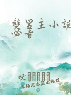 双男主小说推荐必看