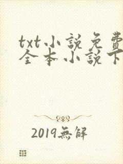txt小说免费全本小说下载