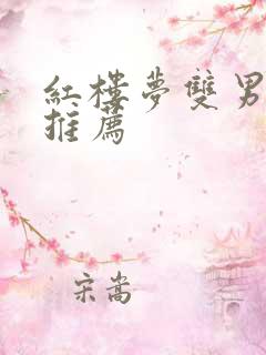红楼梦双男主文推荐
