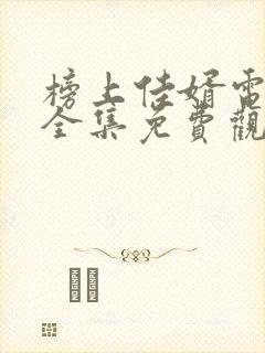 榜上佳婿电视剧全集免费观看高清