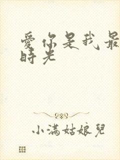 爱你是我最好的时光
