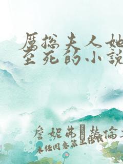 厉总夫人她罪不至死的小说