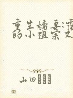 重生娇妻:霍爷的小祖宗又撒娇了txt小说下载