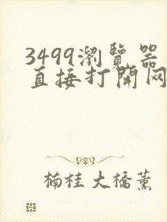 3499浏览器直接打开网址