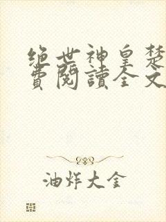 绝世神皇楚风免费阅读全文