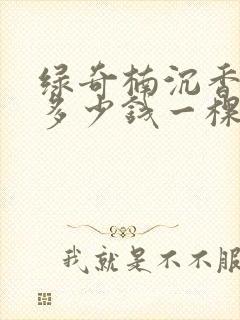 绿奇楠沉香树苗多少钱一棵