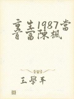 重生1987当首富陈枫