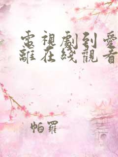 电视剧到爱的距离在线观看