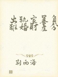 出轨家暴负资产离婚财产分割