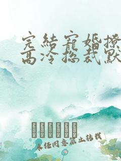 完结宠婚撩人:高冷总裁默默爱 小说