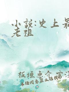 小说:史上最狂老祖